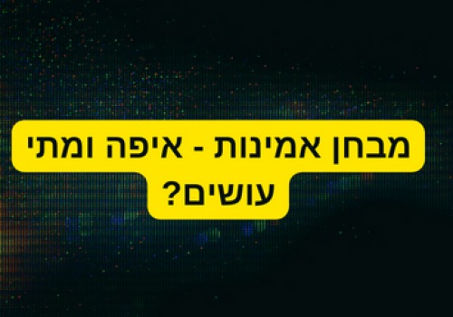 איפה ומתי צריך לבצע מבחן אמינות?